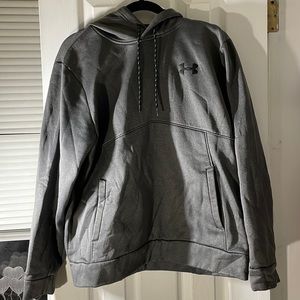 Grey under armour hoodie